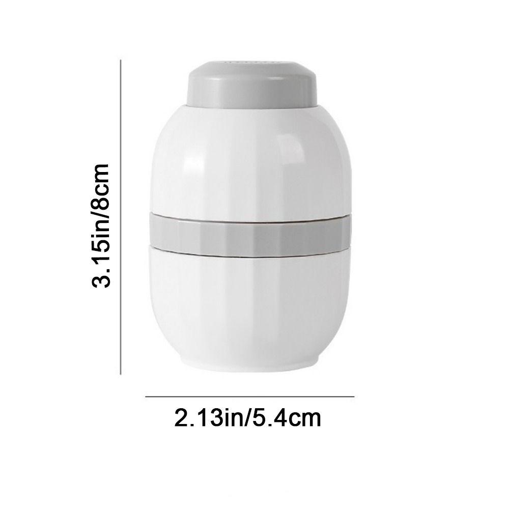 Practical Plastic 2-in-1 Pill Box Dust-proof Waterproof Pill Storage Box Adjustable Quartering Pill Cutter Daily Use