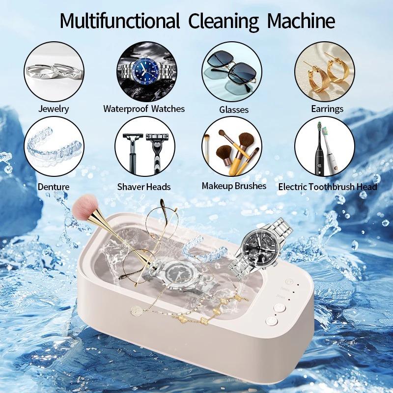 Xiaomi High-Frequency Ultrasonic Cleaner Machine for Deep Cleaning Glasses Jewelry Watch Straps - Vibrating Cleaning Device