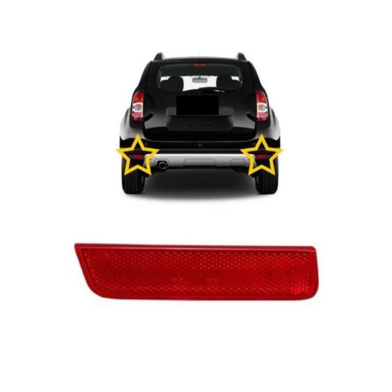 Rear Reflector For Dacia Duster 2009-2017 Left Right Rear Reflective Strips High Quality Fast Shipping OEM 265654344R 265604000R