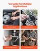 Socket Set, 39 Pieces, 9.5 & 6.4 mm Drive Socket and Ratchet Set, SAE and Metric Size, Mechanic Tool Kit with Ratchet Wrench, Accessories, Storage