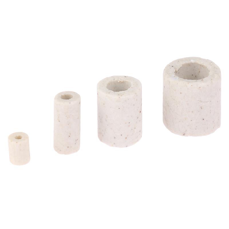 100 Stück Keramikrohr mit Einzelbohrung, hochtemperaturbeständig, Isolierrohr, elektronisches Kabelbündel, Porzellanbuchse