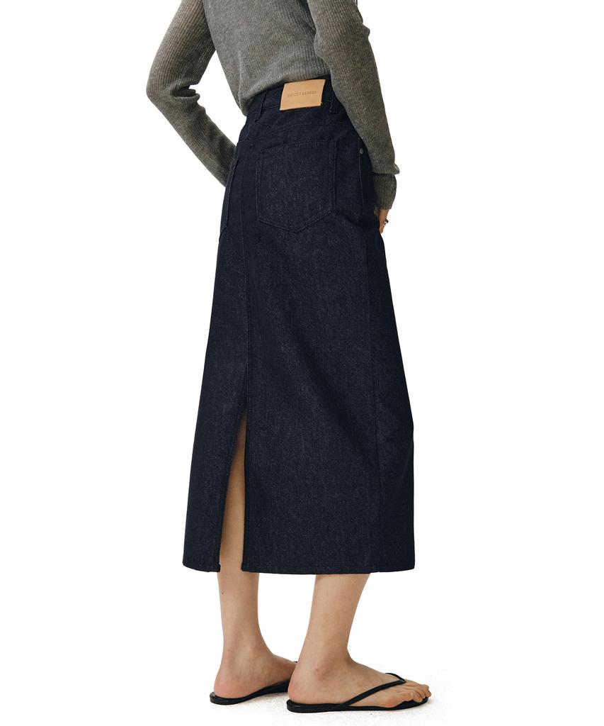 Deketeuumeon Signature Long Skirt Dcsk003Cpindigo