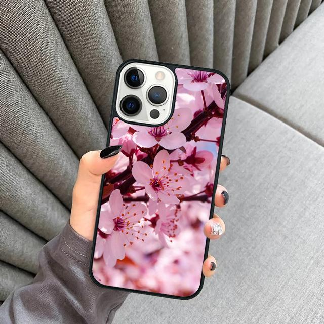 Flor ciruela flor Phone Case For For iPhone 17 Air 16 15 11 12 13 14 Pro Max Plus coque