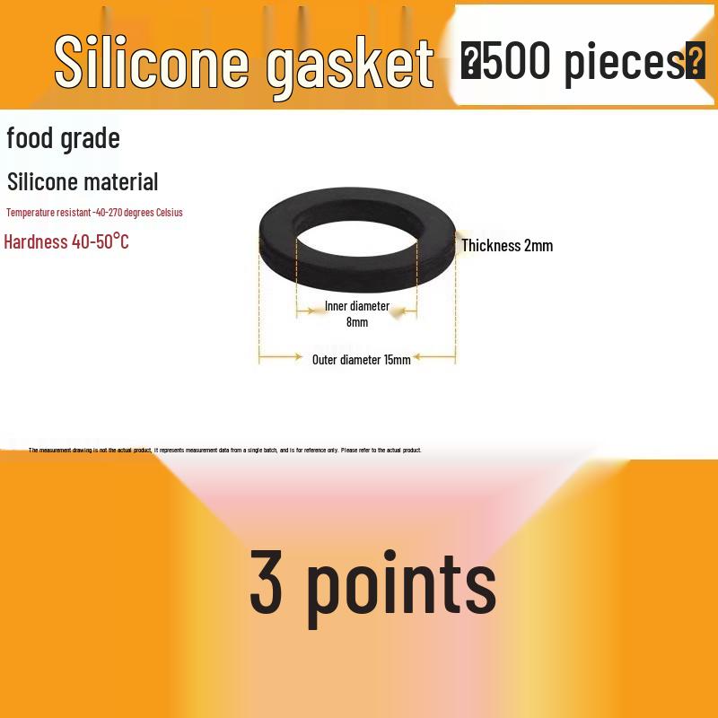 Silicone High-Temp Waterproof Gasket & Shock Absorbing Seal Pad