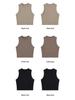 2025 Chic Korean Style Slim Sleeveless Vest: Women's Summer Solid Color Top