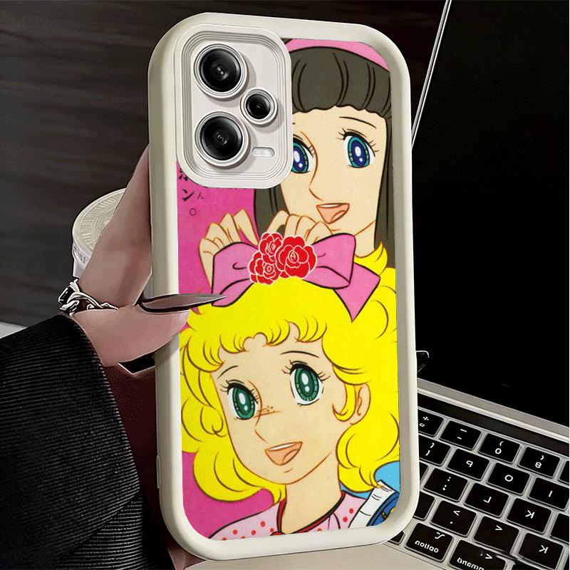 Anime Candy Candy Soft Phone Case for Xiaomi Poco X7 X6 X5 Pro X4 Gt X3 F7 Ultra M8 M7 Redmi 15C 15 14C 13 13C 12 12C 10 10C