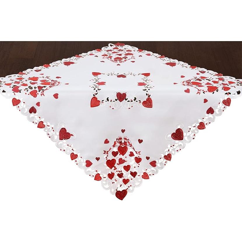 

Вышитая скатерть Grelucgo на 14 февраля (Круглый 70 дюймов) 34 x 34 (Square)