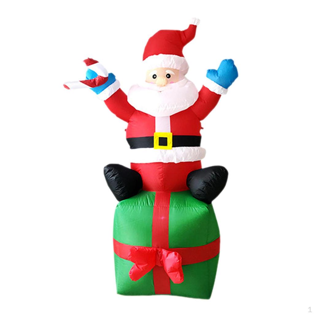 Vánoční nafukovací ozdoba venkovní dekorace na terasu zahradu sváteční styl A