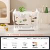 2026 New Fish Tank with Built-in Filter System Small Desktop Transparent Goldfish Bowl Complete Ecosystem Landscape for Beginner
