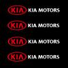 2/4Pcs Car Stickers Auto Body Rear Trunk Emblem Decal Decoration For KIA Ceed Sorento Rio Sportage Picanto Optima Cadenza Forte
