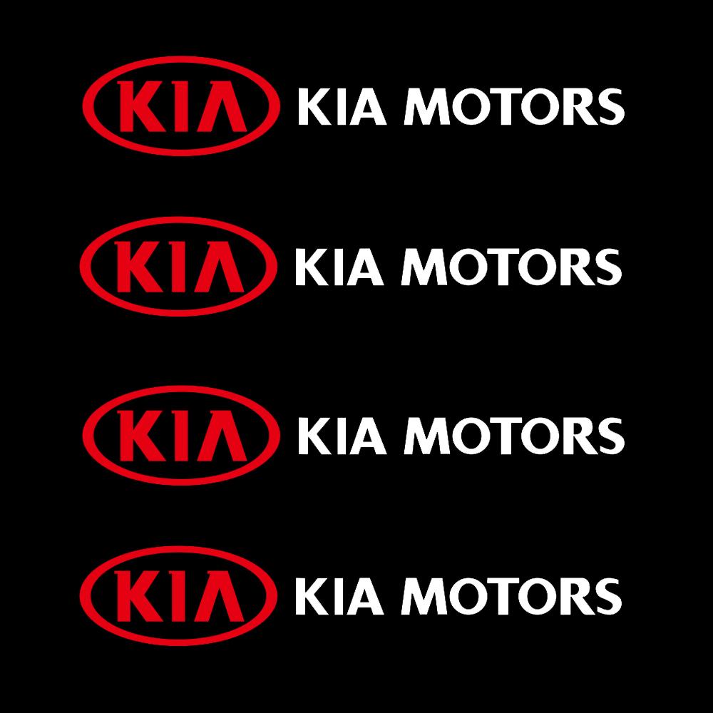 2/4Pcs Car Stickers Auto Body Rear Trunk Emblem Decal Decoration For KIA Ceed Sorento Rio Sportage Picanto Optima Cadenza Forte