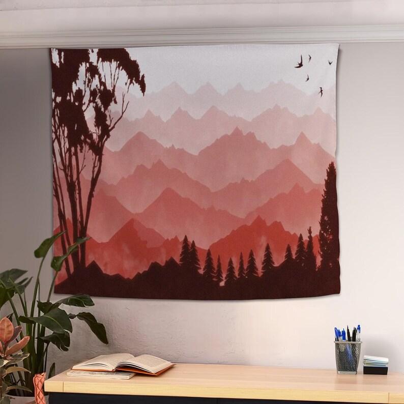 Mountain View tapestry 75x100 чёрный