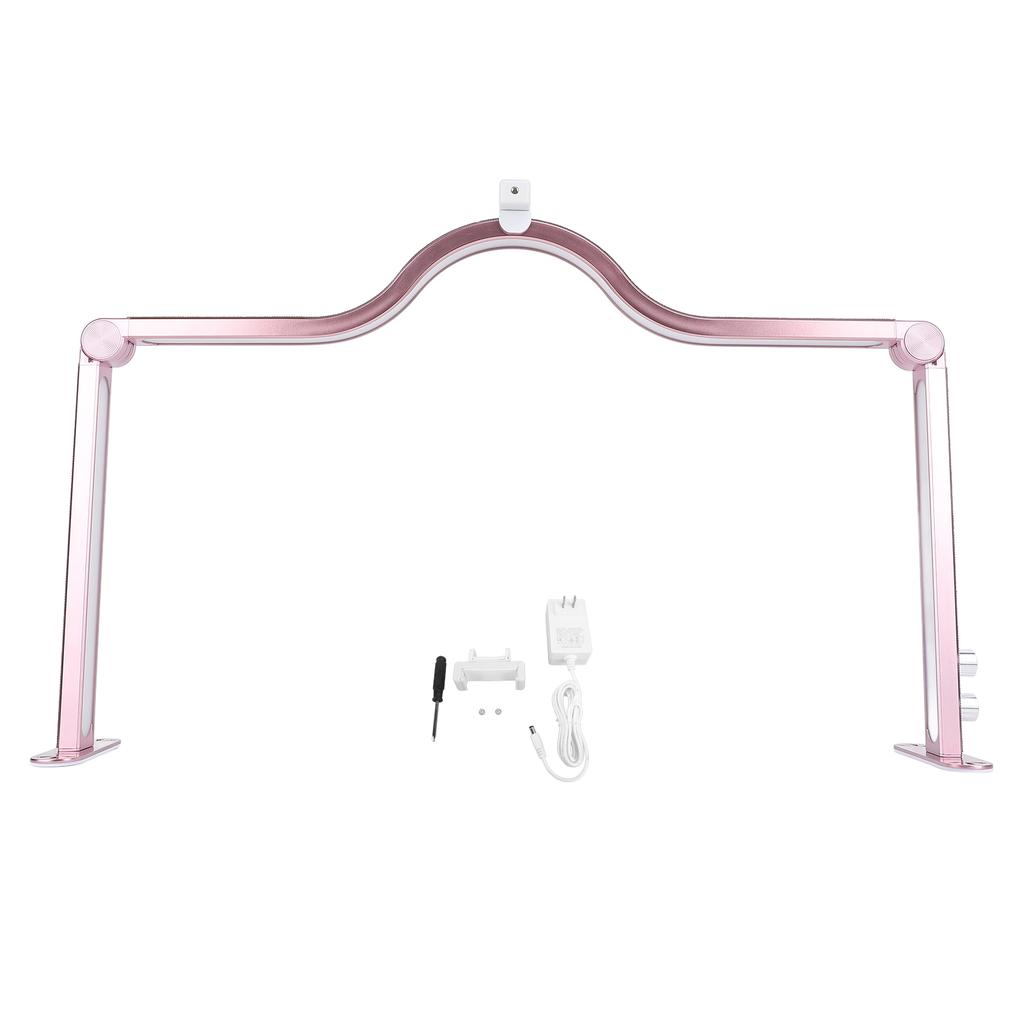 Tisch Nagellampe 3000K-6000K LED Nagellampe Faltbare Große Nagellampe mit Handyhalter für