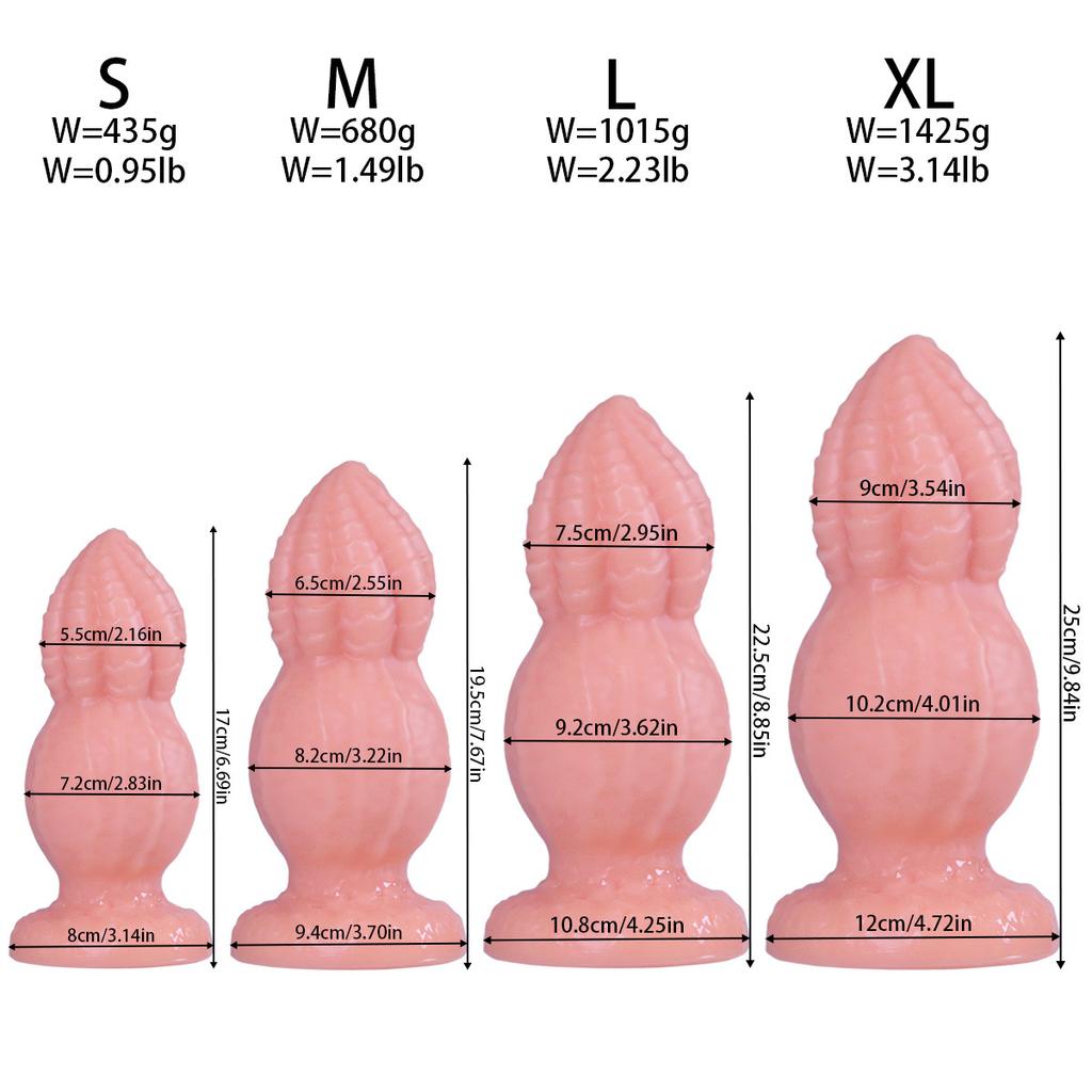 Extra Großer PVC Weicher Dildo Fisting Analplug Masturbator Saugfuß Analdilatator Erwachsenen Sexspielzeug Großer Schwanz Strap-on Penis