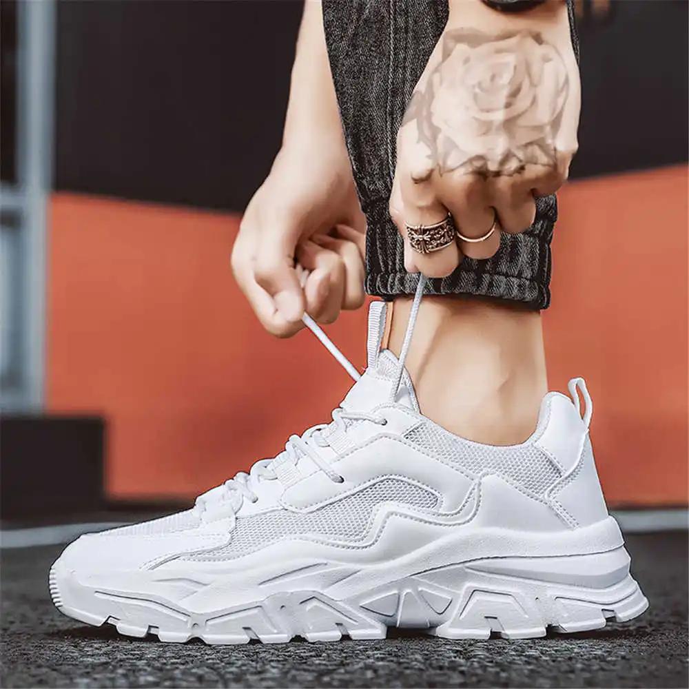 Fashion Non-slip Sole High Sole White Shose Walking Red Tennis Shoes Men's Sneakers Shoes Original Sports High Fashion Boti