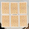 Sibilla Indovina Oracle Cards 10.5*6cm, Vintage 52-Card Divination Deck - Multilingual Victorian Style