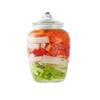 Practical Transparent Glass Pickle Jar Sealed Large Capacity Kitchen Storage Jar Large Open Mouth Reusable Kimchi Jar Grains
