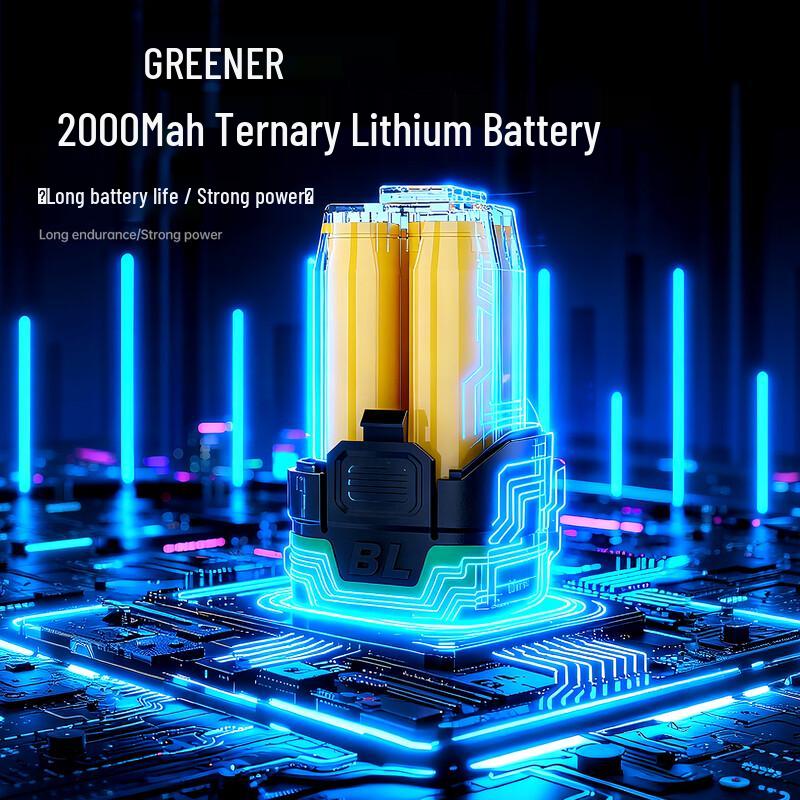 Greener 16.8V Fırçasız Akülü Darbeli Matkap Vidalama Seti CN fişli (adaptör dahil)
