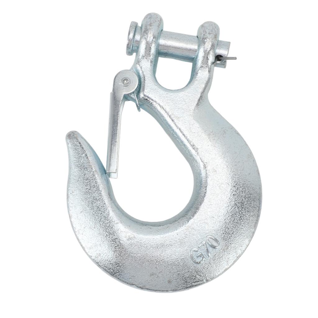 1 2 Inch Safety Chain Hook High Breaking Strength G70 Alloy Steel Heavy Duty for Winch Trailer Transport Vehicle Boat
