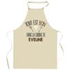 Planetee Apron Everything Is Good In EVELINE's Kitchen | Original Name Gift for Cook | Protective Clothing Blouse
