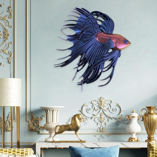 Betta Fish Silikonform Håndlaget 3D Fisk Epoxy Resin Støpeform Kamping Fisk Figur Dekorering Lage Form DIY Craft Lovers Gift