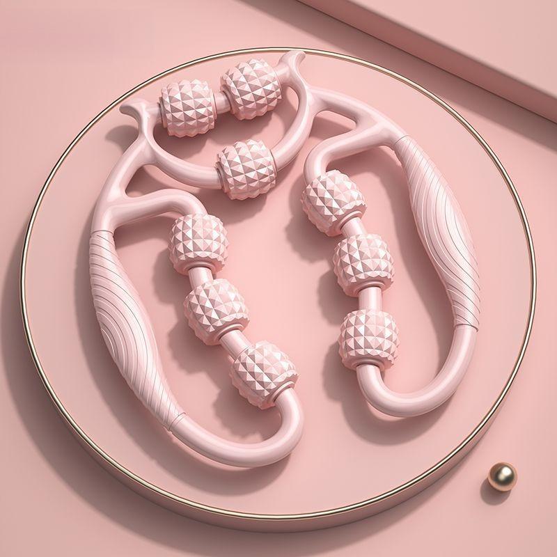 Legs Artifact Ring Leg Calf Massage Roller Mace Foam Axis Muscle Stretching Relaxation Massage