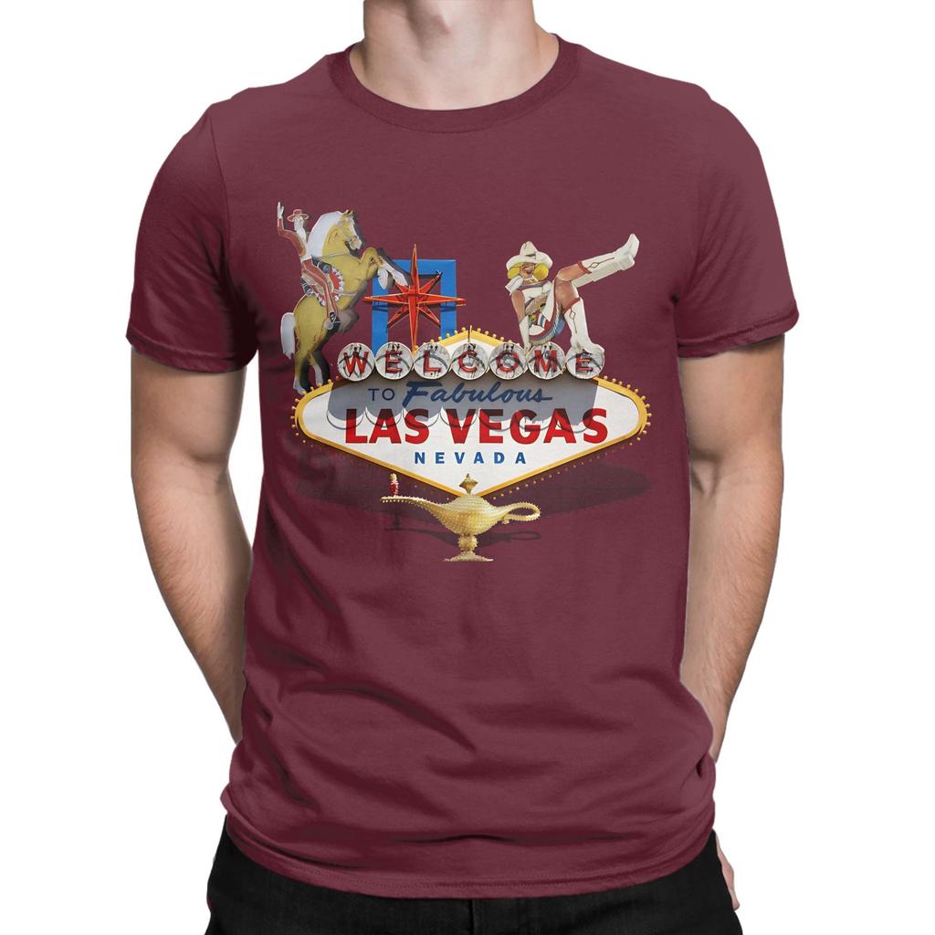 Las Vegas Welcome Sign Funny 100 Cotton Tshirt Fabulous Las Vegas Tees Tops For Unisex