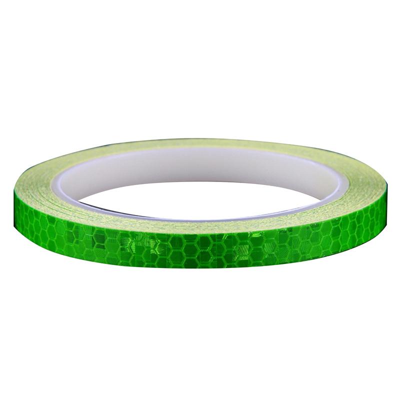 1cm*8m Bike Stickers Reflective Tape Fluorescent MTB Bike Bicycle Strips Cycling MTB Tapes For Bicycle Helmet Motorcycle Scooter