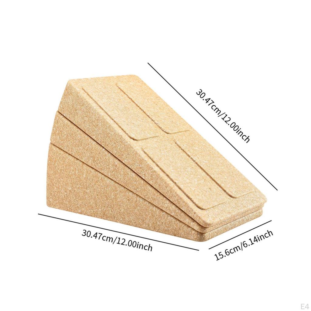 3 Adjustable Calf Incline Boards with 4 Angle Levels, Multi-purpose for Squat Exercises.