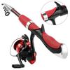 Sougayilang Mini Portable Fishing Rod Reel Lures Combo Telescopic Fishing Pole and Spinning Reel  Fishing Lure