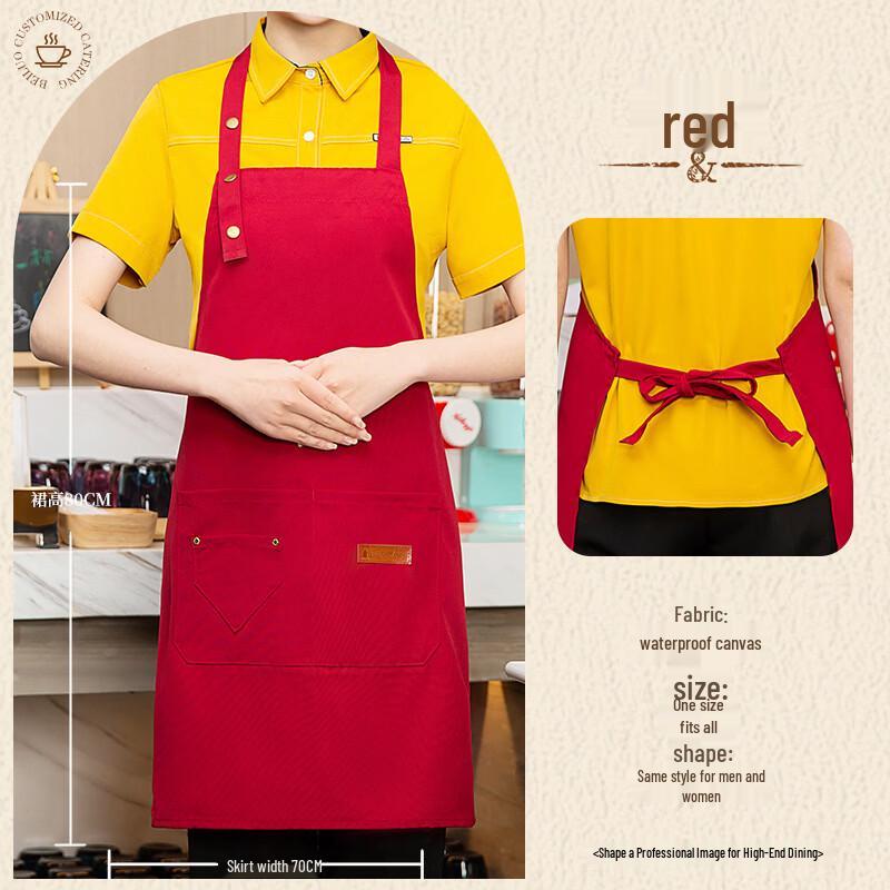 Waterproof Canvas Halterneck Apron