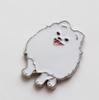 Pomeranian Pin Badge, Cute Dog Design, Alloy, 2cm x 2.5cm