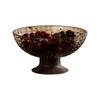 Fruit plate advanced sense light luxury living room coffee table large capacity snack dried fruit plate food grade drainable high foot fruit plate