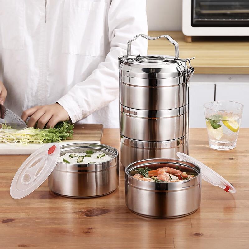 GOWKE Insulated Multi-Layer Lunch Box