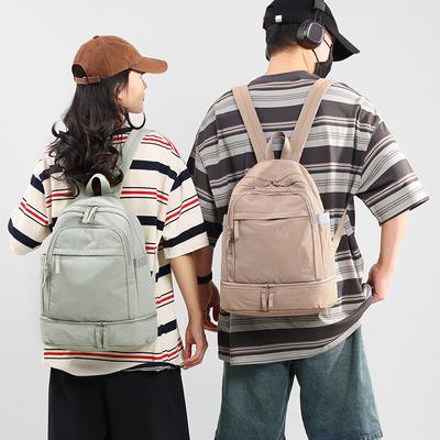 Lightweight Backpack Men's And Women's Sports Large Capacity Travel Bag Shoe Shoulder Bag