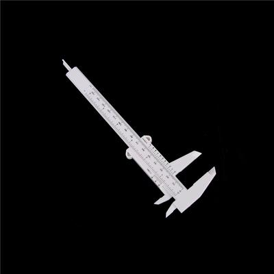 6 Zoll 150 mm Kunststoff-Lineal Schiebelehre Messschieber Schmuck Messwerkzeug