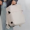 Multifunctional Solid Color Laptop Backpack Set: Casual, Large Capacity, Trolley-Friendly, Outdoor Student Schoolbag