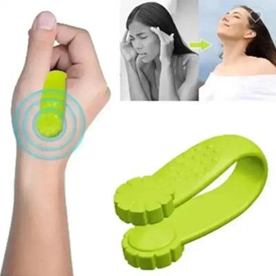 1 Stück Tragbarer Tigermaul-Clip Blütenförmiger Fingergelenk-Handmassagegerät Tragbares Akupressur-Massagegerät Linderung von Spannungen Müdigkeit Akupressur-Werkzeug