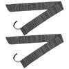2pcs Gun Dust Sleeve Hunting Outdoor Storage DirtProof Hunt Equippement Supplies(Grey )