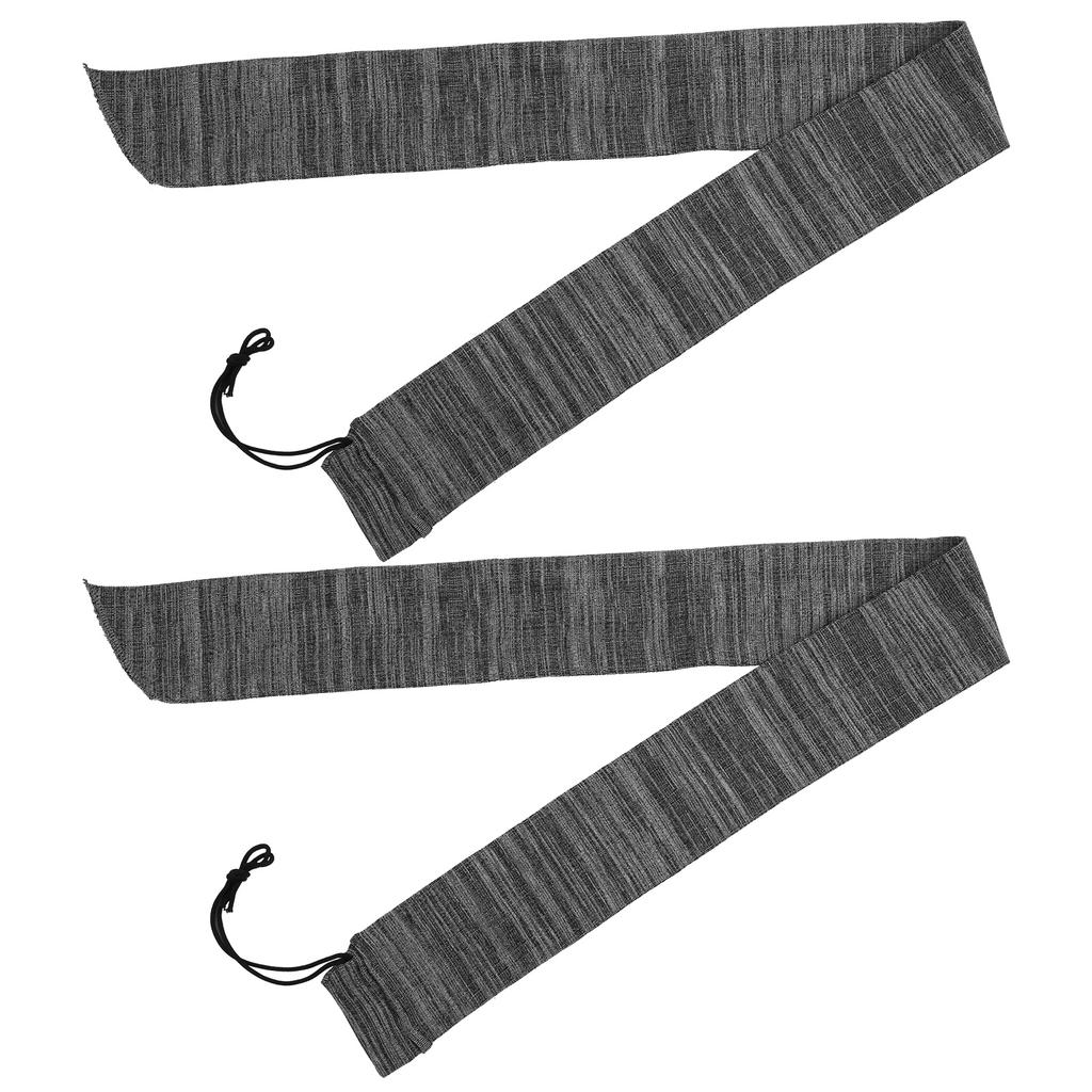 2pcs Gun Dust Sleeve Hunting Outdoor Storage DirtProof Hunt Equippement Supplies(Grey )