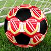 Pallone Calcio Indoor Energie Cottbus Colorato Cucito a Macchina PVC Misura 5 Pronto per Allenamento di Squadra e Competizione Durevole Alta Rimbalzabilità Bel Regalo Sportivo