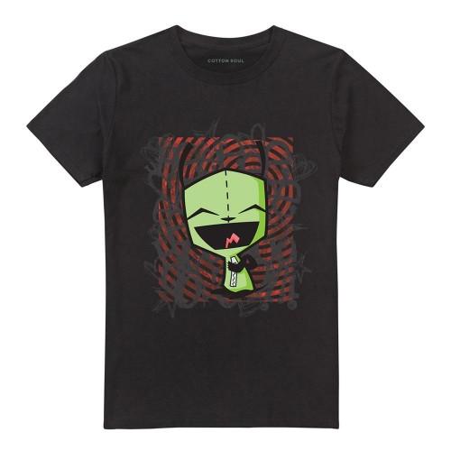 Invader Zim Unisex Adult Happy Face T-Shirt