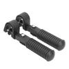 Pair of Motorcycle Foot Pegs Clamp Footrest Mount for 1in Engine Crash Bar Guard