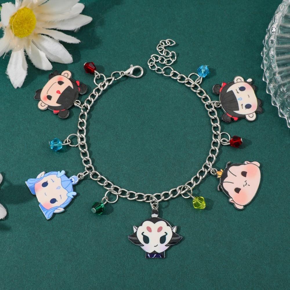 Nezha Ao Bing Cartoon Charm Bracelet With Zinc Alloy Pendant For Gift Giving
