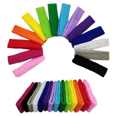 Unisex Sports Sweatband Anti Sweat Headband Fitness Yoga Sweatband Sweat Bands Children Hair Headband Hoop Tennis Headband