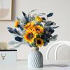 Nordic Ceramic Vase with Hemp Rope – Decorative Bottle for Living Room & Office