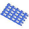 25 Pairs Blue Color Insulated Wire Terminal 16-14AWG Quick Crimp Male Female Connector Wire Crimp Connectors Electrical Wiring