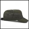 Flat Breathable Mesh Outdoor CZA244 [White Fang] Hat, Cap, Hat, Simple, Men's, Women's, (Dark Gray)