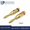 Gold-Plated Copper 4mm Solderless Banana Plug Speaker Cable Connector