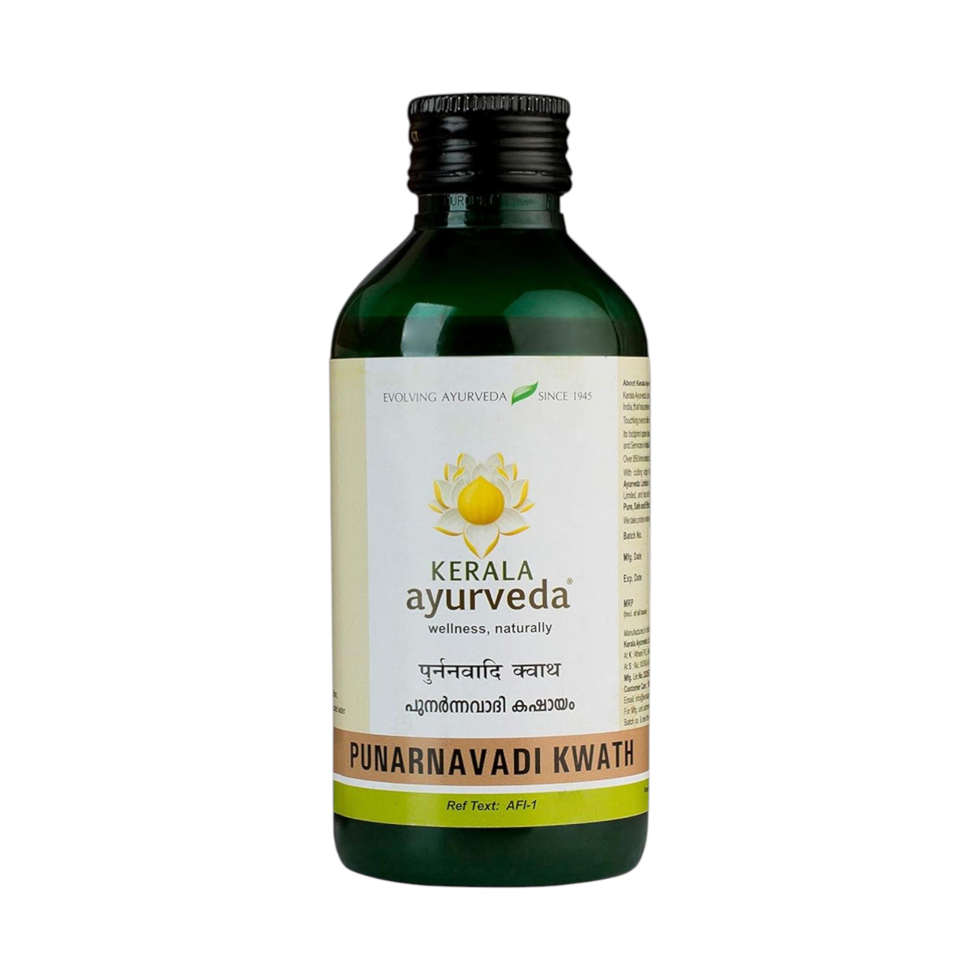 

Kerala Ayurveda Punarnavadi Kwath 200 Ml Herbal Ayurvedic Liquid Supplement For Daily Wellness Support